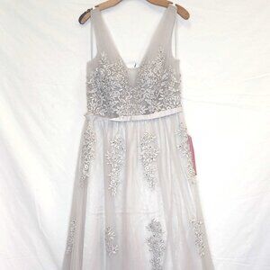 Baby Online Dress Sleeveless Tule + Floral Dress